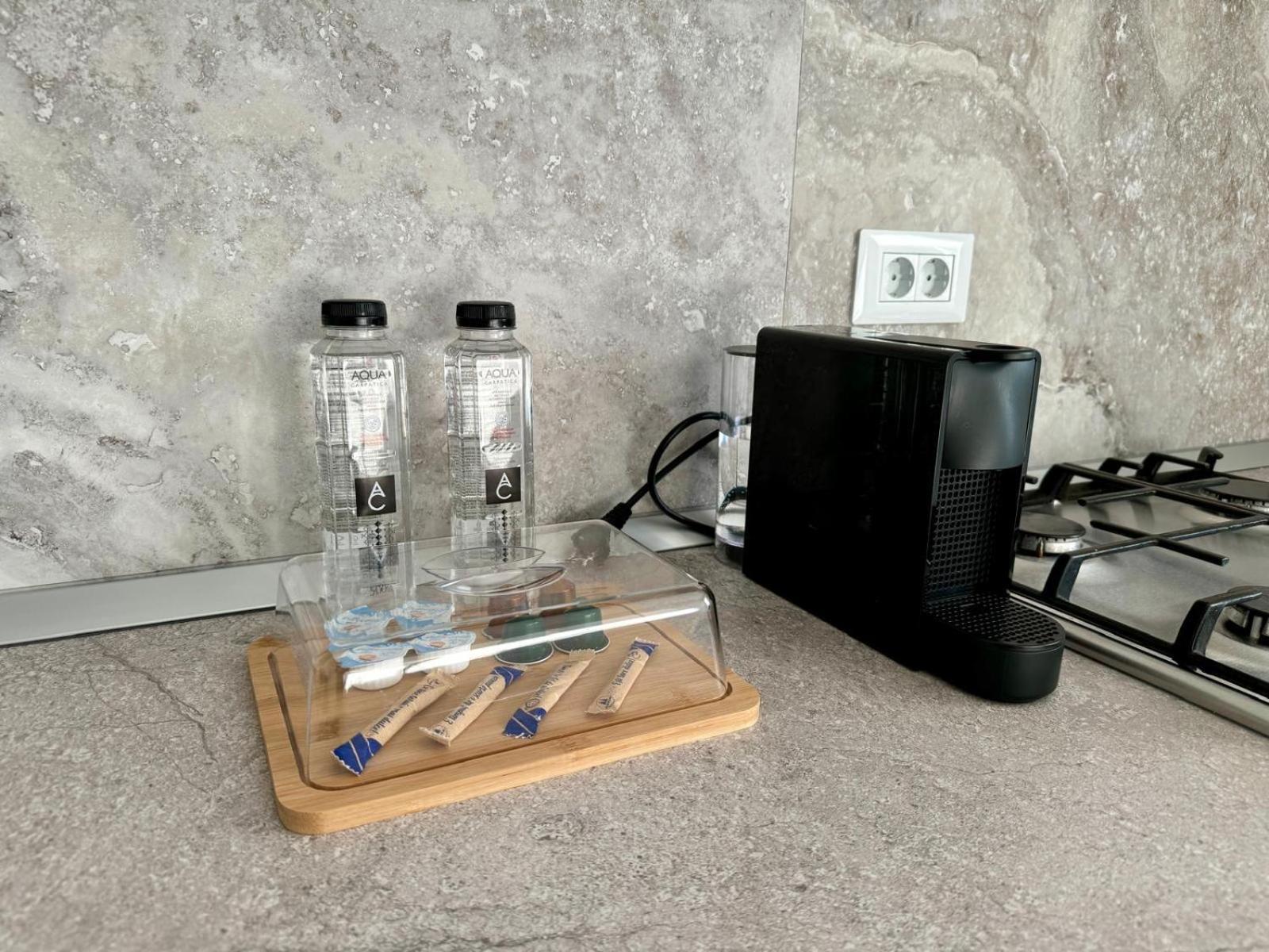 The Cozy Flat - Modern, New, 2 Rooms Apartment, Parking Bukarest Exteriör bild